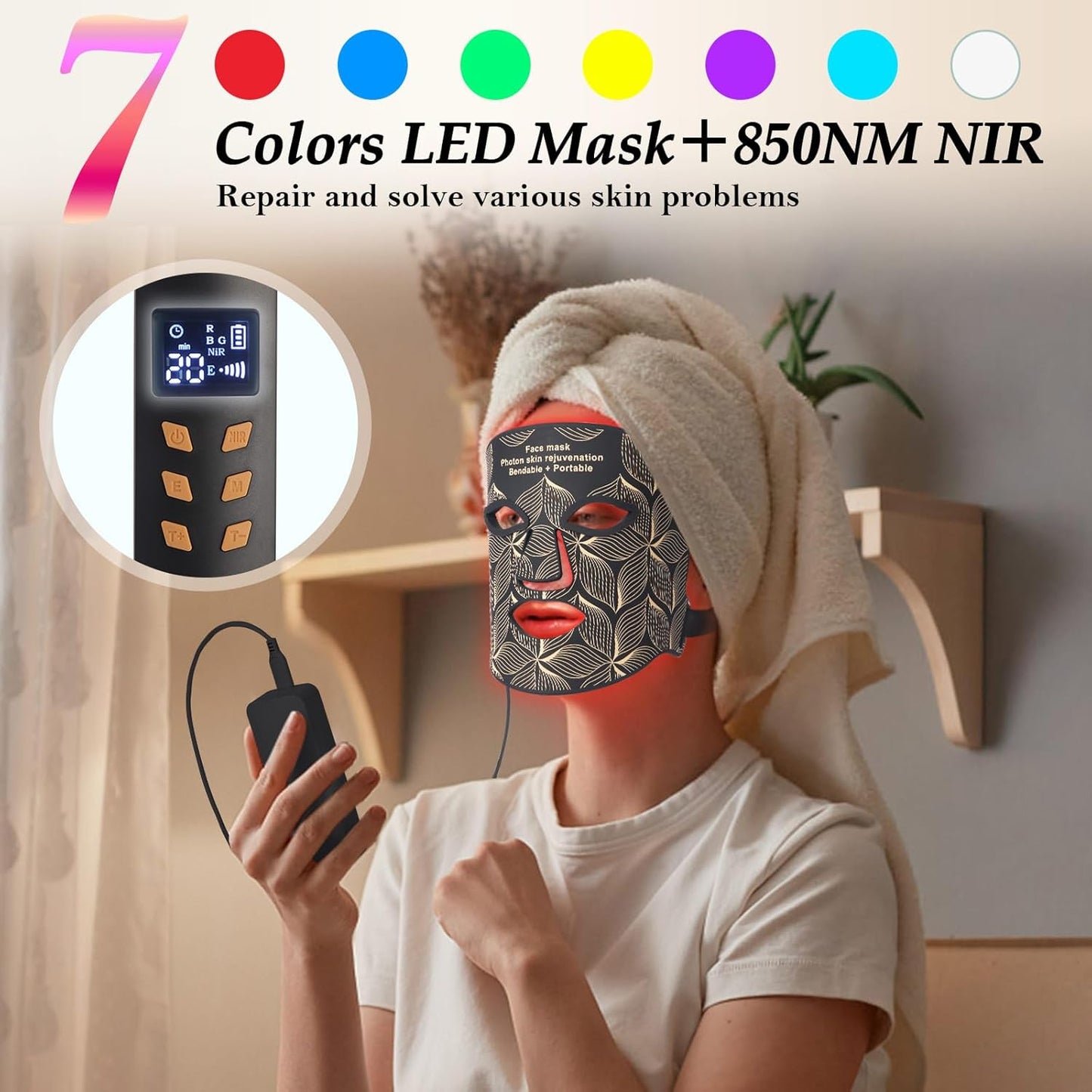 Led Therapy Mask: Series 1 Black