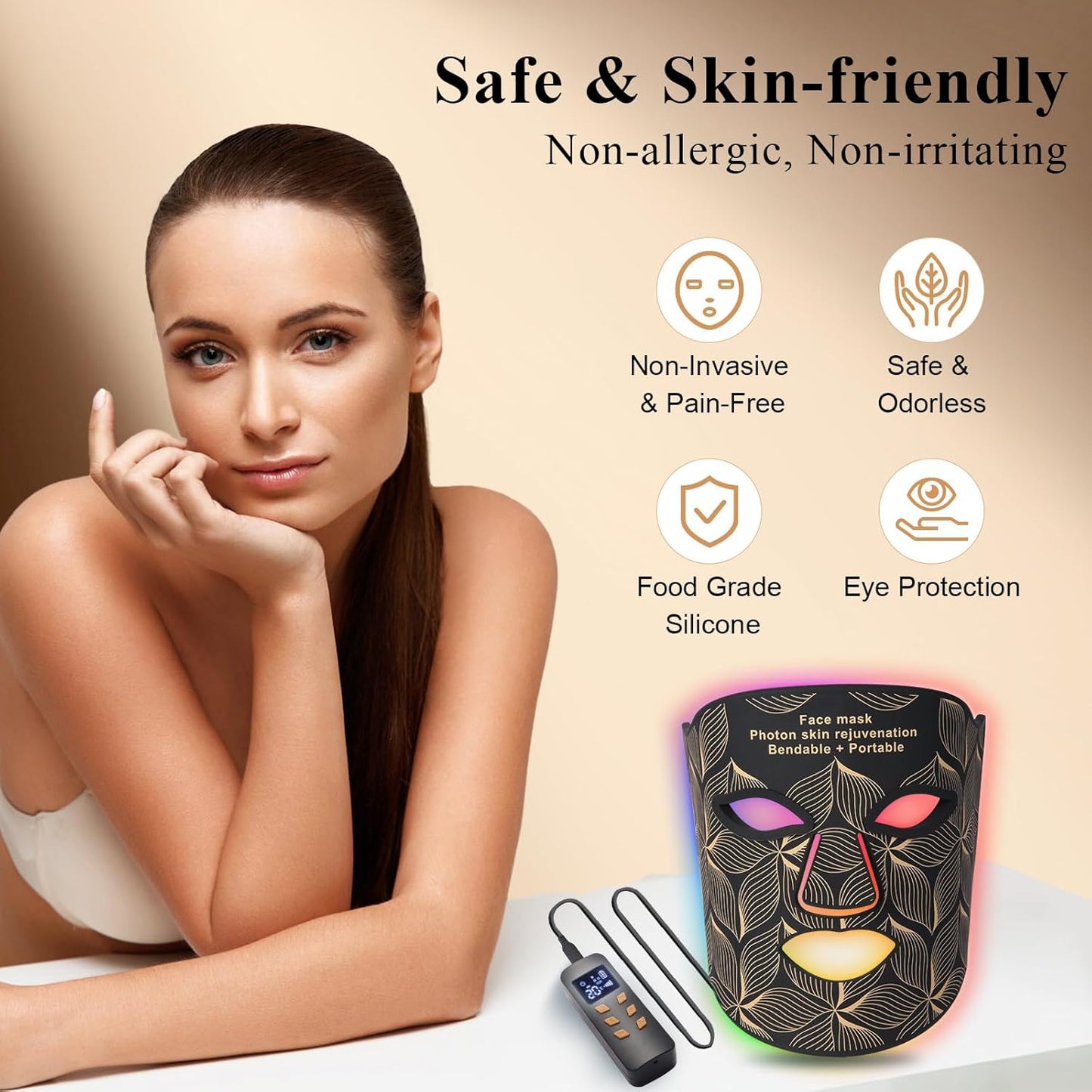 Led Therapy Mask: Series 1 Black